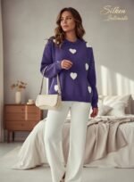💖 Coziness and Charm: Silken Intimate Fleece Nightwear - Image 2